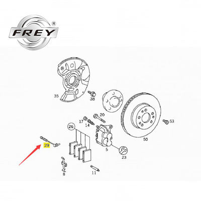 1405401217 Sensore freno anteriore adatto Mercedes Benz W202 W210 W168 W140 W124